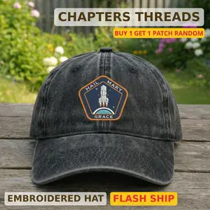 [Made-to-Order] Embroidered Project Hail Mary Hat, Space Explorer Cap, Sci Fi Novel Fan Embroidery, Astronomy Nerd Baseball Cap, Science Lover Gift, Astronaut Wash Baseball Cap