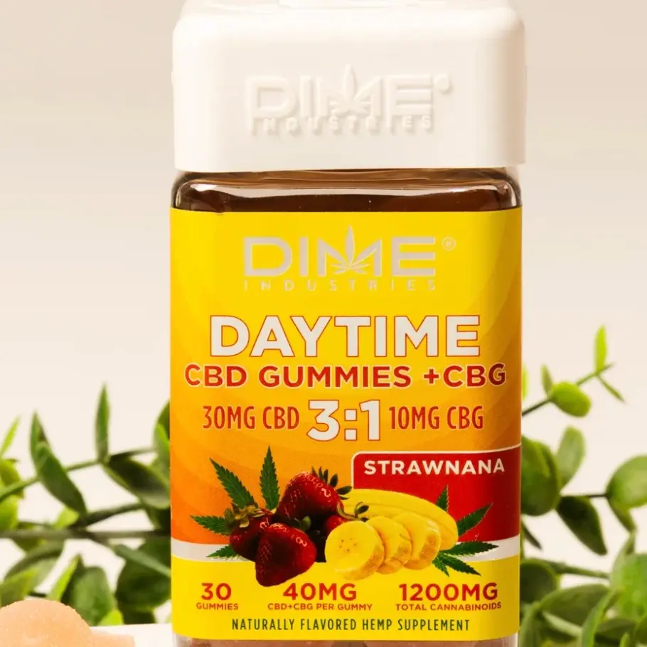 Anytime Gummies – Strawnana | 30mg CBD + 10mg CBG | Scarlet Reserve