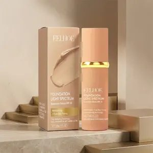Magic Color-Changing Foundation, Makeup, Cosmetic, White-to-Skin Tech, Auto-Adjusts to Your Tone, Even, Full Coverage, Flawless Coverage with a Natural Glow