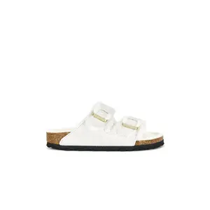 BIRKENSTOCK Arizona Shearling Sandal in Antique White