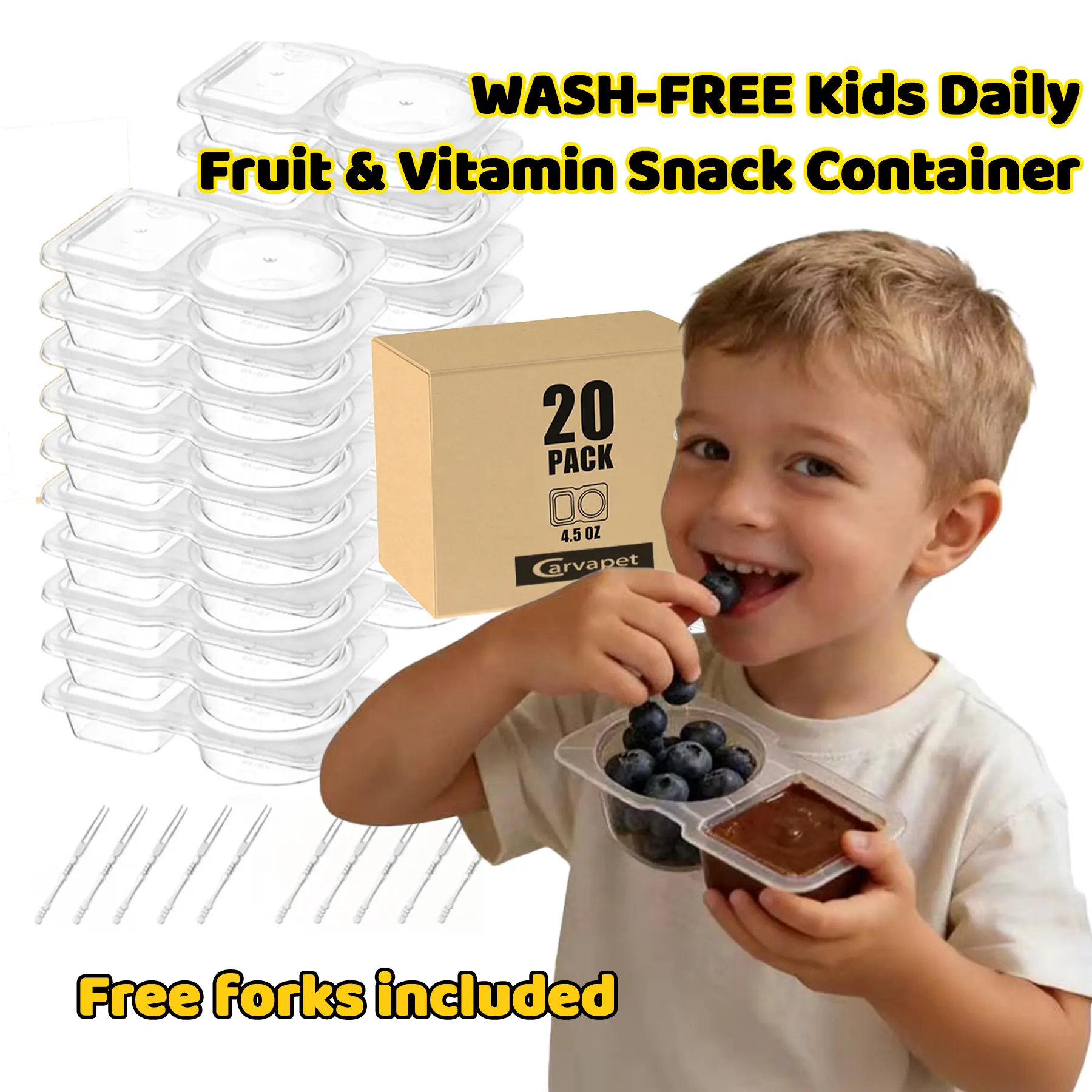 20PCS Double Snack Outdoor Camp use Box Two part Condiment Containers with Simicone Lids - Reusable, Microwave-Safe, Ideal for Take-Out Picnics Kitchen Set Utensils 30Pcs meal prep containers Silicone Lids