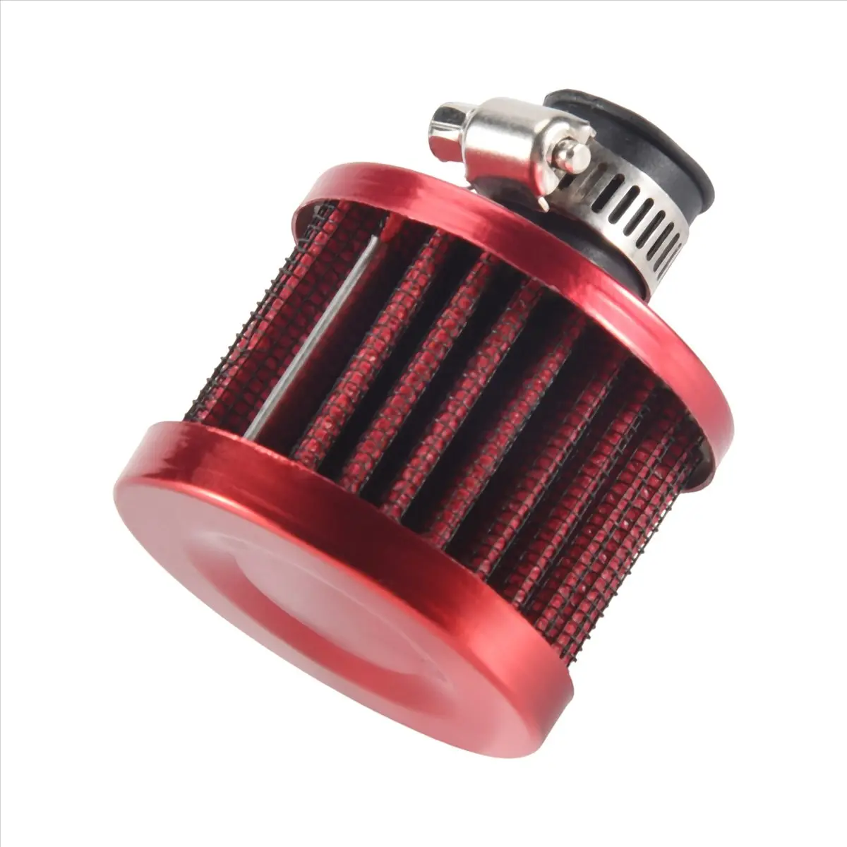 13mm Metal Silver Mini Oil Breather Cold Air Filter for Car Crankcase Engine, Household Appliance Parts & Accessories, Engine Parts, Auto Parts