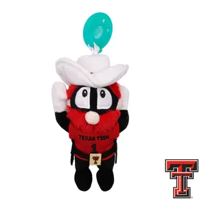 GAMEZIES Texas Tech University Raider Red Plush Toy - Super Secretive Student Doppelganger - Cheer for the Red Raiders This Season