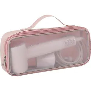 Travel Storage Bag with Handle for Hair Dryer Curling Iron Straightener Nylon Protector Case for Hair Styling Tools