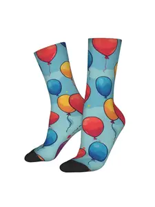 1 Pair Happy Funny Men's compression Sock Cartoon Retro Harajuku Brainrot Hip Hop Novelty Seamless Crew Crazy Sock Gift Printed Halloween Christmas Casual Stylish Socks Casual Comfy Socks