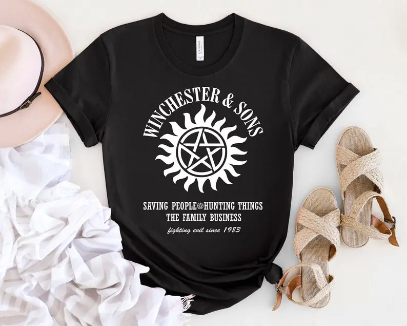 Supernatural Winchesters & Sons T-Shirt, Supernatural Shirt, Winchester Shirt, Gift For Men And Women
