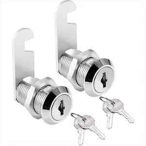 Truck Tool Lock Keyed Alike Locker Tumbler Tool Box Outside Storage Valet Cam Lock and Keys Replacement 2 Pack