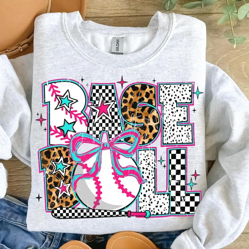 Baseball Coquette Funny Shirt, Preppy Game Day Sweatshirt, Sport Mom Bow Tee, Tis the Season