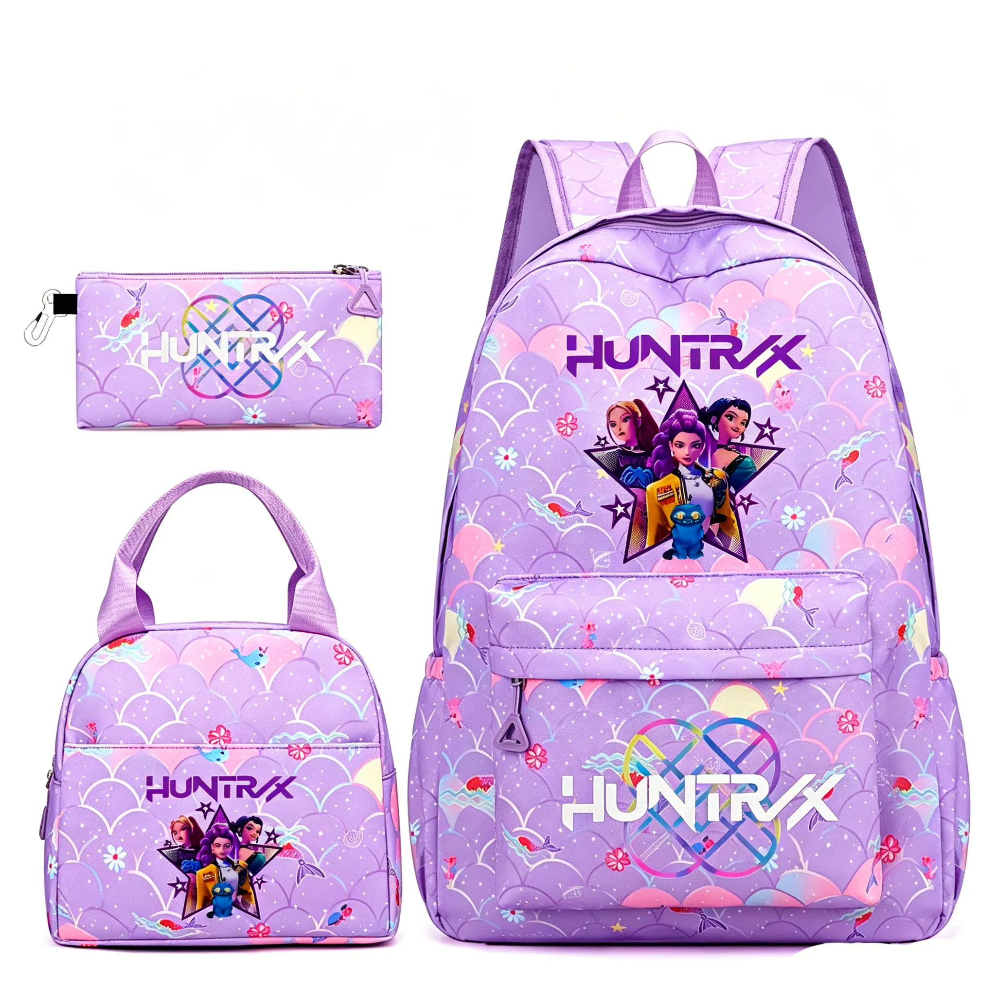 New K-pop Devil Hunter backpack is a must-have for the back-to-school season. This large-capacity travel backpack is perfect for school, outdoor activities, and travel.