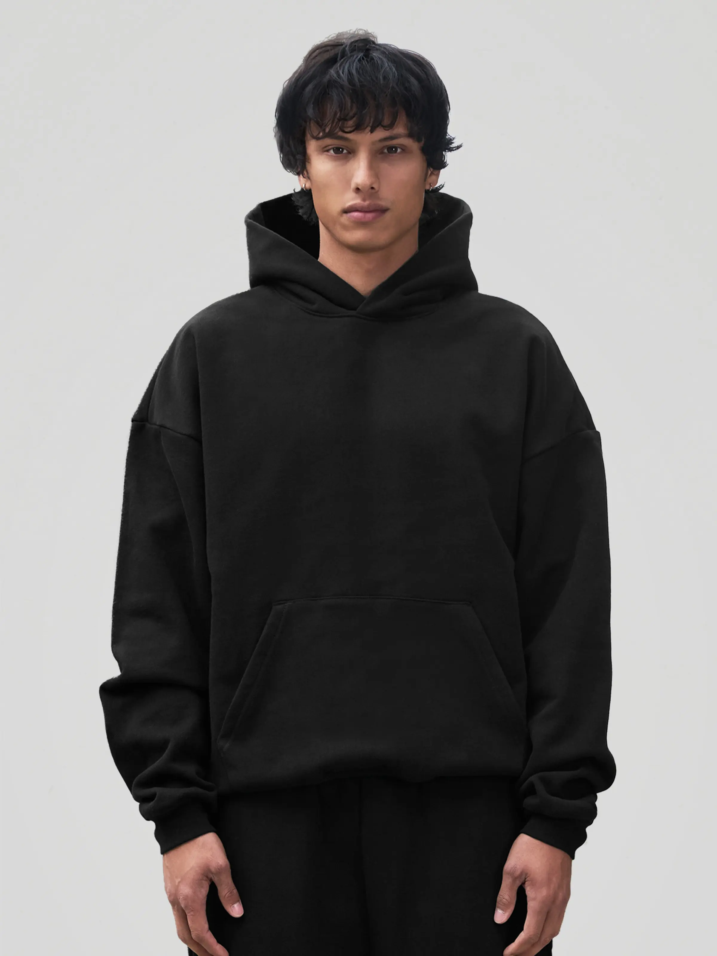 600 GSM "Black" Core Hoodie