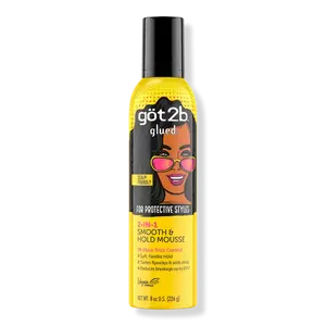 GOT2B GLUED 2-in-1 Smooth & Hold Hair Mousse, 8 oz (for G7X Hair Styling Needs)
