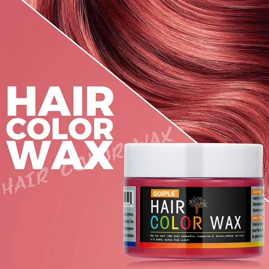 Temporary Hair Dye Wax Paste, Washable Color Mud, Hair Coloring, Hair Dyeing, Easy DIY Unique Style, Suitable for Kids Men Women Halloween Party Role Play
