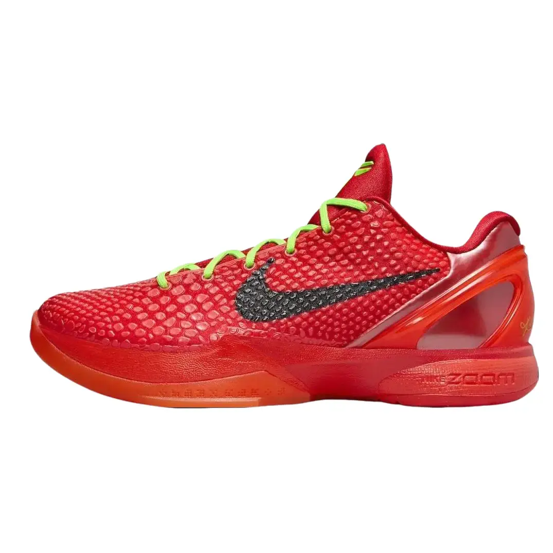 Nike Zoom Kobe 6 Protro 'Reverse Grinch' Men's, Bold, Striking, Aggressive, Protro Cushion, Scale Texture, High Level, Court Ready, Explosive Energy Return, No