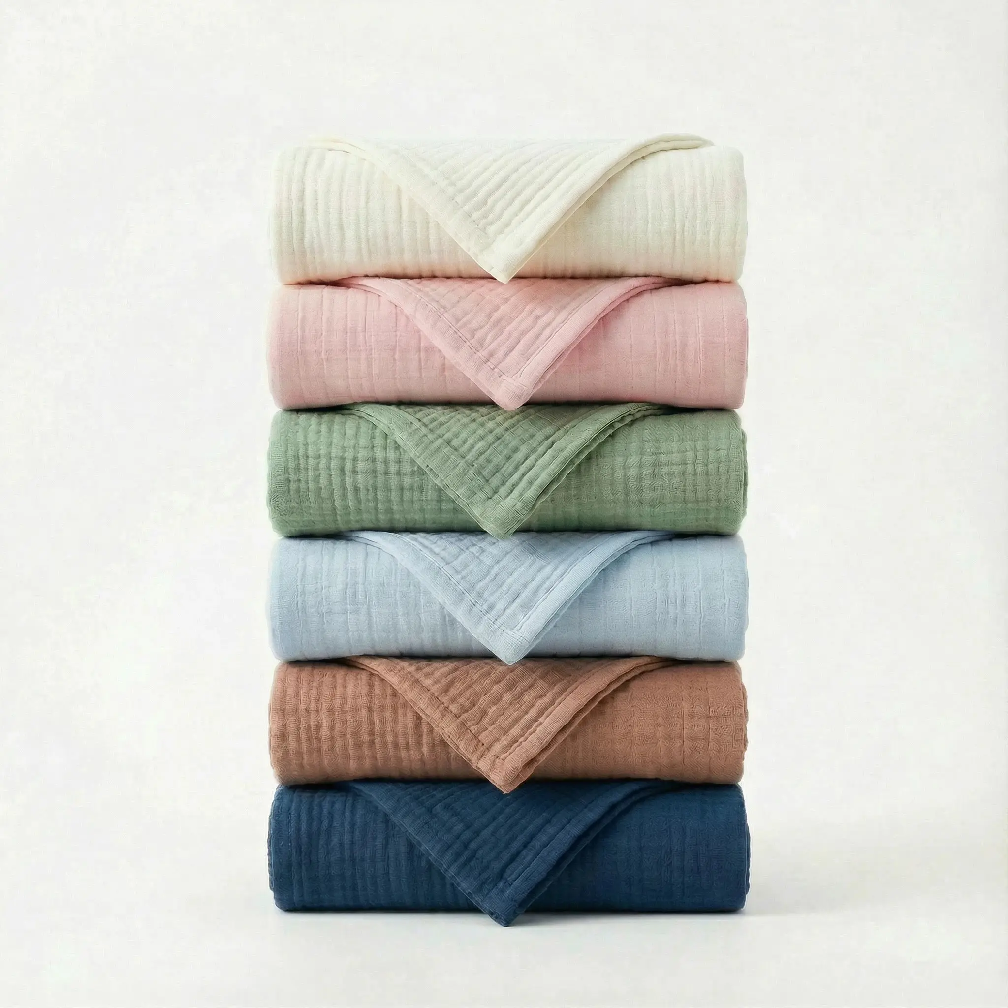 6 Colors 6 Pcs Soft Silk Cloth Towels with Hooks, Premium Towel Set, Facial Towels, Face Towel Pack, Absorbent Breathable No Shedding, Baby Grade Skin-Friendly Face Wipes