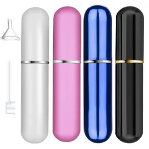 4pcs Mini Perfume Travel Bottle, Perfume AtomiserRefillable, 6ML Spray Bottles, Portable for TravelHoliday Women Man, Makeup Container Set