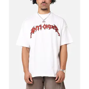 The Anti Order Mosh Non Seam T-Shirt White/Red