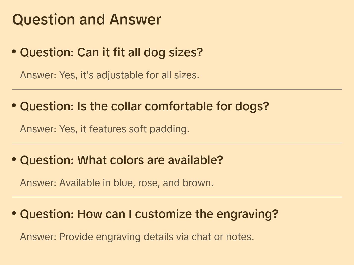 New Soft Padded Personalized PU Leather Dog Collar with Free Engraved ID Tag for Small, Medium and Large Dogs - Ideal for Pugs a