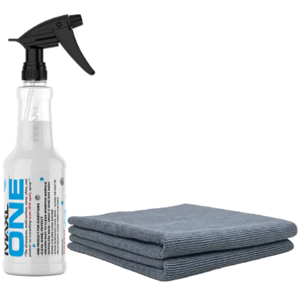 MAXL ONE with Triphene - The All-Purpose, Multi-Surface, Clean, Shine, & Protect—So Everything Looks NEW Again, Spray | Car, Motorcycle, Boat, Truck, Home, & More - 20oz