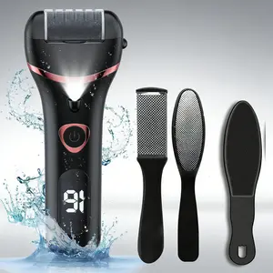 Electric Callus Remover, USB Rechargeable Pedicure Tool for Smooth Feet, Daily Foot Care Product for Dry Cracked Skin, Durable Plastic Body