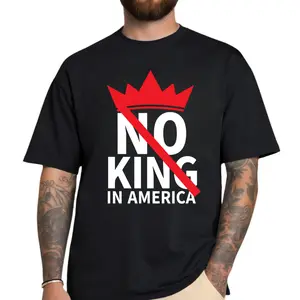No King In America T-Shirt – Anti King Patriotic Graphic Tee, No Kings Protest Shirt, Freedom Democracy Statement, Unisex Streetwear