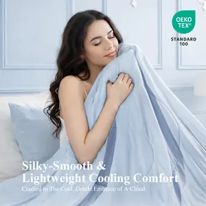 【Mother's Day Gift】Silicone Summer CloudCool Cooling Blanket, Instant Chill, Advanced Silicone Foam Structured & Non-Sagging, Reversible Dual-Sided Cooling, Lightweight & Skin-Friendly for Night Sweats Relief, Comfy Bedding, Gift for Spring,Gifts for Mom