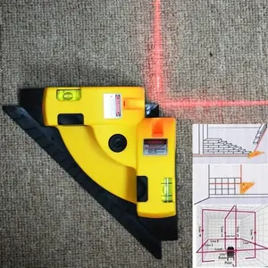 90° Projection Laser Level, High Precision 90° Projection Laser Level, Self-leveling, Precise Right Angle Measurement, Laser Level Tool, YellowGift