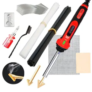 Plastic Welder Kit 2 In 1 Upgraded Portable Quick Heating Repair Tool With 2 Welding Heads & Soldering Iron Gun For DIY Crafts & Professional Surface Repairs Eu Plug