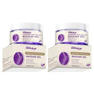 Body Massage Care Gel - Moisturizes Joints, Lightweight Texture, Gentle and Smooth for Hydrated Light Beige, Quick Absorbing. Suitable for Back, Neck, Knees, Hands & Feet as well as Waist Joints.