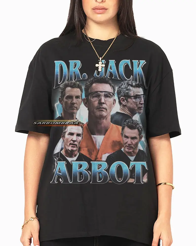 Dr. Jack abbot blue T-Shirt - Unisex vintage 90s sweatshirt, Full Color, For Men, For Women, Casual, Classic Fashion, Tee Print