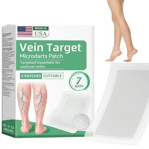 Microdarts Patch | Varicose & Spider Vein Relief Patches for Leg Circulation, Cuttable 7 Day Vein Treatment