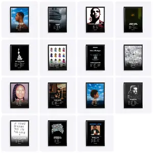 Drake Rap Album Posters – Hip Hop Wall Art for Bedroom & Living Room, No Frame