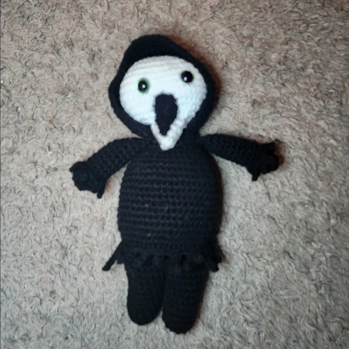Crochet Mr. Ghost Face Doll