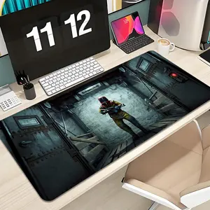 Game RUST Mouse Pad Design XXL 1000×500mm 900×400mm 800×400mm 600x300mm Large Gaming Mouse Pad - Extended Mousepad, Thick, Non-Slip Rubber Base Desk Mat with Precision Stitched Edges - Washable Large Desk Pad