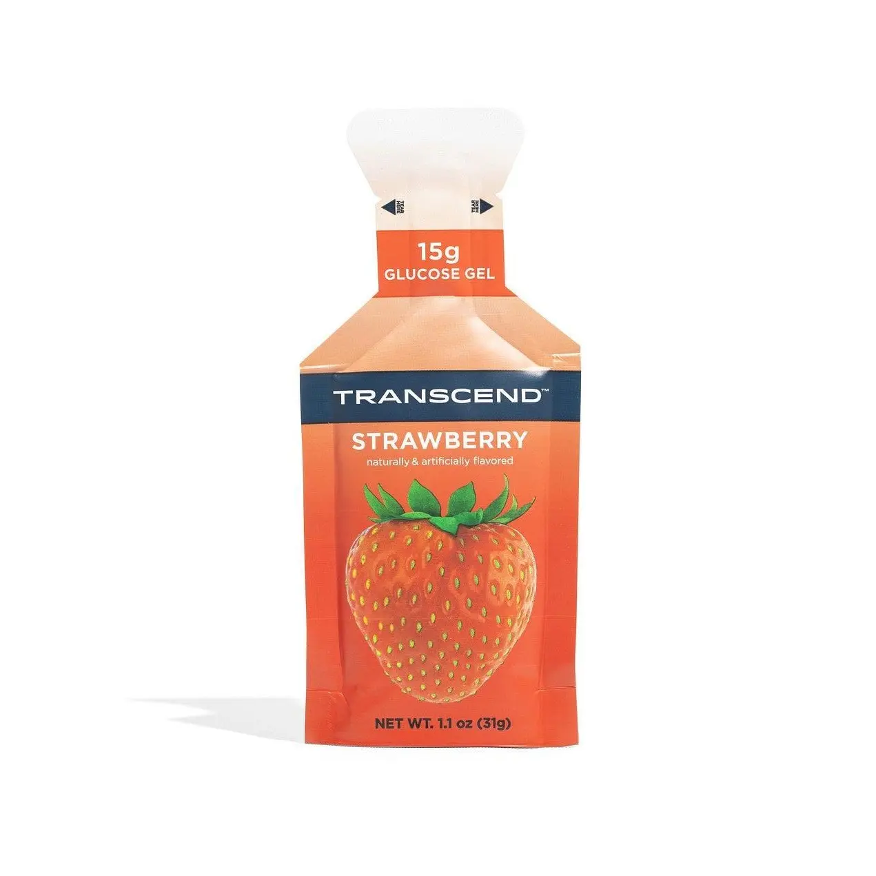 Strawberry Glucose Gels - 15g - Natural Sweet Snack Candy