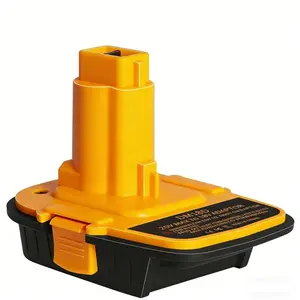 1 PC DM18D Battery Adapter With USB, Replacement DCA1820 Adapter, For Dewalt 18V Li-ion Battery, Sturdy Durable Power Tool Accessory For Job Site & Daily Use
