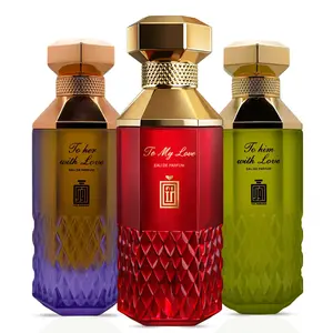 To Him With Love & To My Love & To Her With Love Eau De Parfum Sprays 100ml By Aura Fragrances (Bundle)