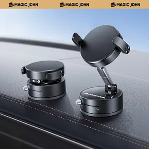 MAGIC JOHN Foldable 360° Magnetic Phone Stand Ultra-Stable, Anti-Slip, Perfect for Hands-Free