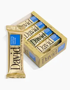 David Protein Bar — 28g Protein, 150 Calories, 0g Sugar (12-Bar Carton)