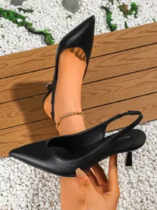 Women's Elegant Solid Color Stiletto Pumps, Fashionable Pointed Toe High Heels for Party, Daily Clothing Decor, Trendy All-match High Heel Shoes for Women, Daily Fashion Footwear