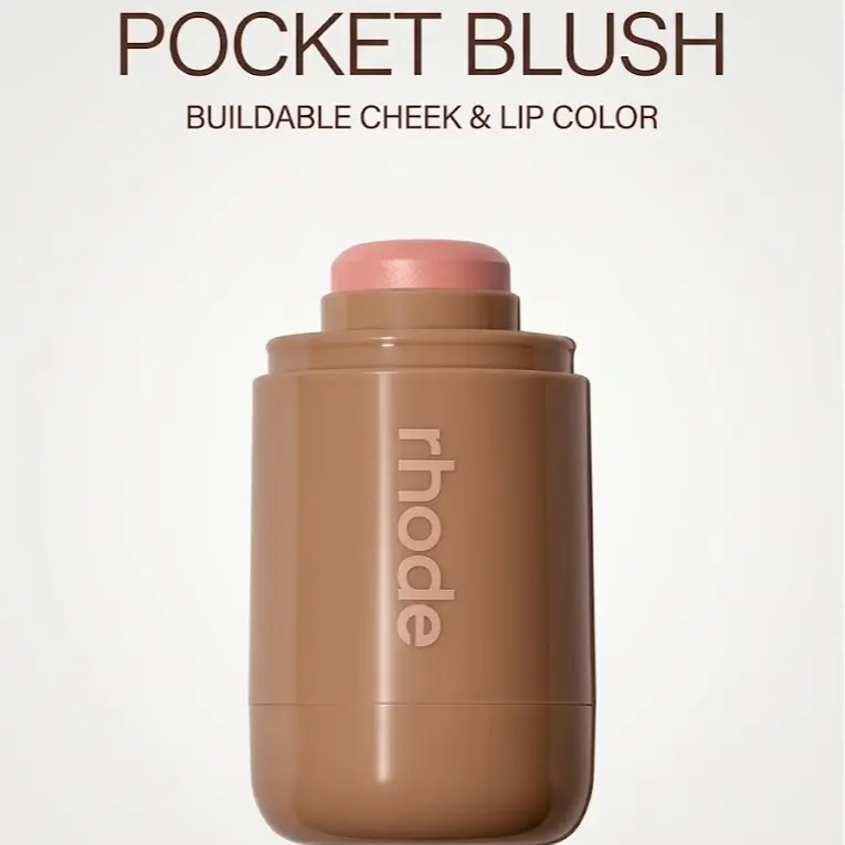 Rhode Pocket Blush Cream Blush Stick – Buildable Cheek & Lip Color, Lightweight Blendable Formula, Natural Dewy Finish, Everyday Makeup Essential