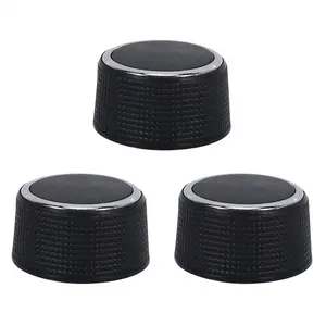 3Pcs Rear Radio Audio Volume Control Knob Dial Tuner for 07-13 Chevy Tahoe Chevrolet Silverado Gmc Acadia 22912547