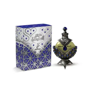 ORIGINAL Khadlaj Hareem Al Sultan Blue Antique Perfumed Oil 35ml - Long Lasting Arabian Perfume Oil - Newest Release By Khadlaj Floral Scent Fragrance Cosmetic