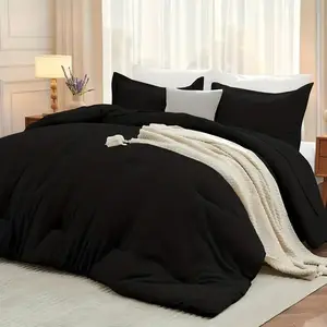 Soft Fluffy Comforter Set 2/3 Piece - All Season Luxury Bedding Set with Pillowcases, Cozy Gift Idea