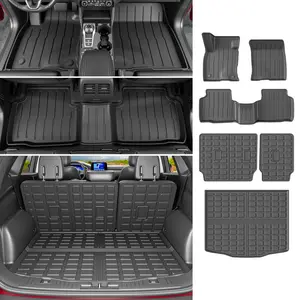 [Fits 20-26 Escape] Fuel Floor Mat Compatible with 2020-2026 Ford Escape Cargo Mat TPE All Weather Trunk Mat Liner Replacement for 2020-2026 Ford Escape Accessories
