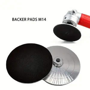 Aluminum alloy base diamond grinding head for stone (marble, granite), concrete floors—coarse grinding/restoration; wear‑resistant grinding head designed for angle grinders