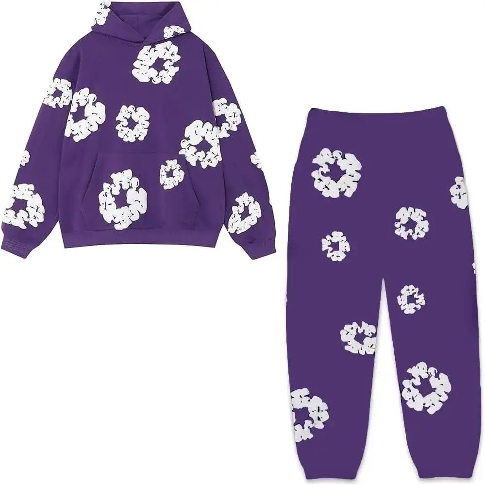 Menswear Cartoon Shark Print Round Neck Long-Sleeve Oversized Loose Knit Pullover Top, Harajuku Hip Hop Jumper