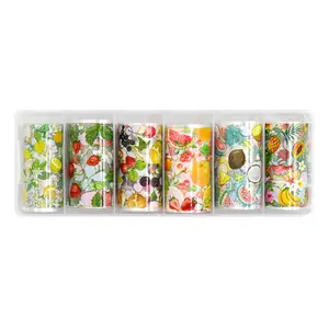 Nail Art Foil Box / 6 Designs / Summer Fruit