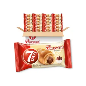 7Days Soft Croissant, Chocolate, Perfect Breakfast Pastry or Snack, NonGMO 2.65 Ounce (24)