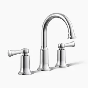 Kohler R21187-4D-CP | Aderlee Widespread Bathroom Sink Faucet, 1.2 gpm in Polished Chrome