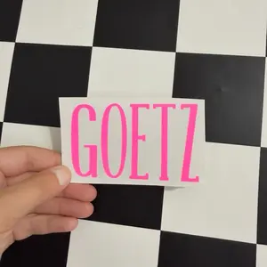 Vinyl Name Decal